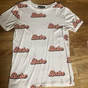Forever 21 “babe” tee
